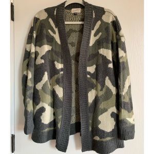 Camo cardigan